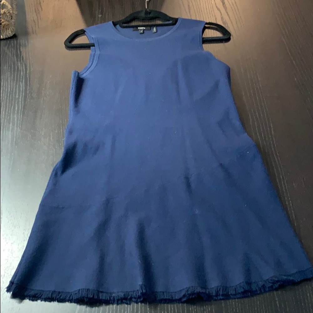 Theory navy blue dress